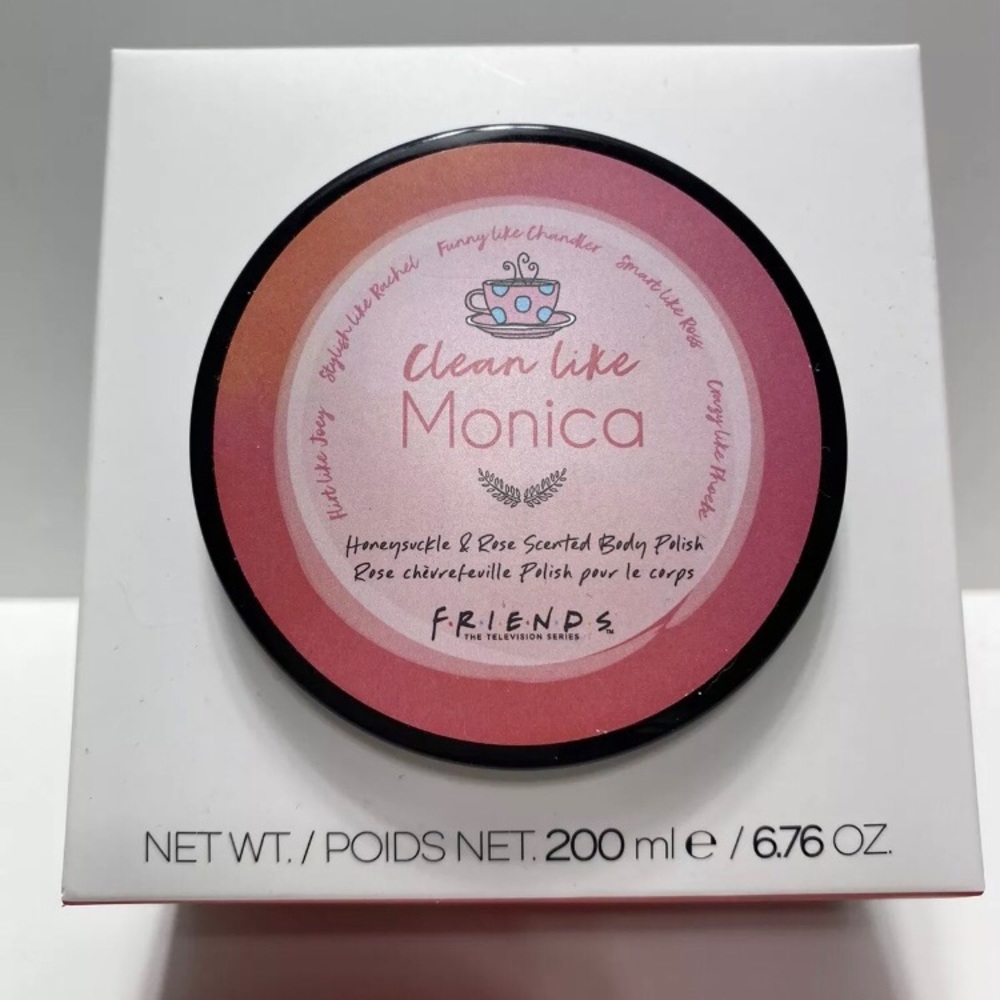 Friends TV Show Exfoliating Body Polish 200ml - Honeysuckle and Rose Scent